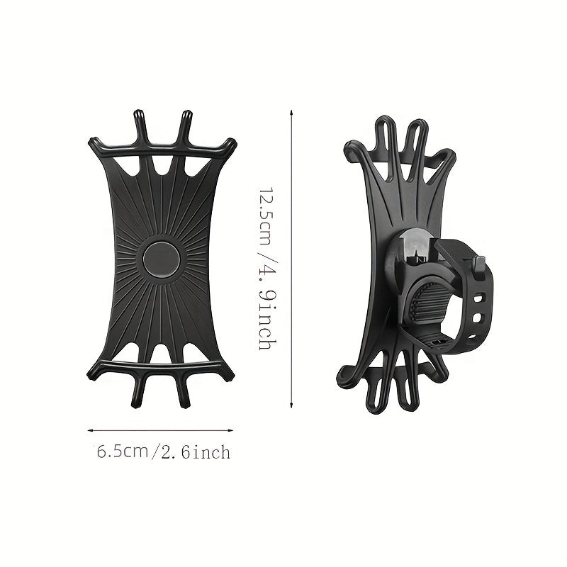 Silicone Bike Phone Holder for iPhone 11 X Xr 6 7 8, 16 15 49 cm GPS Clip