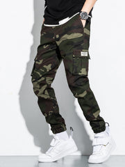 Men's Camo Flap Pocket Cargo Pants