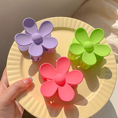 Sweet Matte Hair Claw Clip Flower Hairpin Hair Accessories