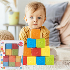 Kids Building Blocks Toy with Numbers, Recognition Learning Bricks