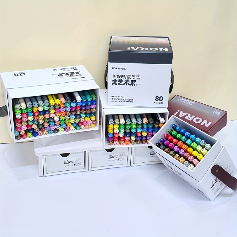 Single Head Marker Watercolor Brushes Set for Art Painting