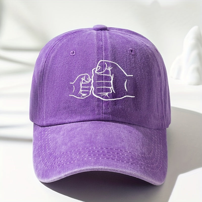Washed Distressed Baseball Cap Adjustable Dad Hat for Men & Women