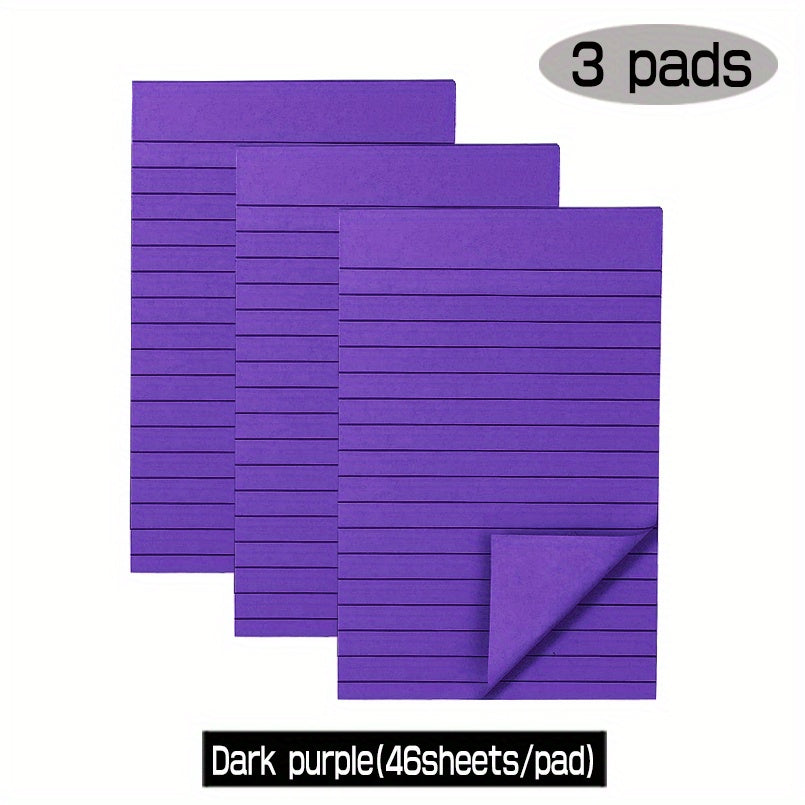 Large Sticky Notes 4x6 IN, Bright Pastel Colors, 46 Sheets x 9 Pack