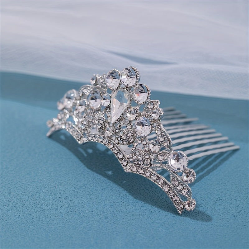 Kids Rhinestone Hair Comb for Performance