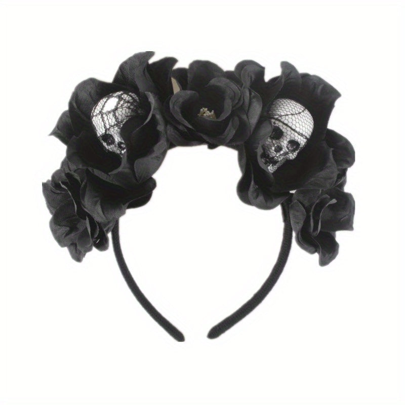 Foam Skull Headpiece Halloween Hair Hoop for Girls