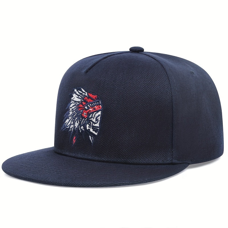 Indians Embroidered Men's Hip Hop Hat