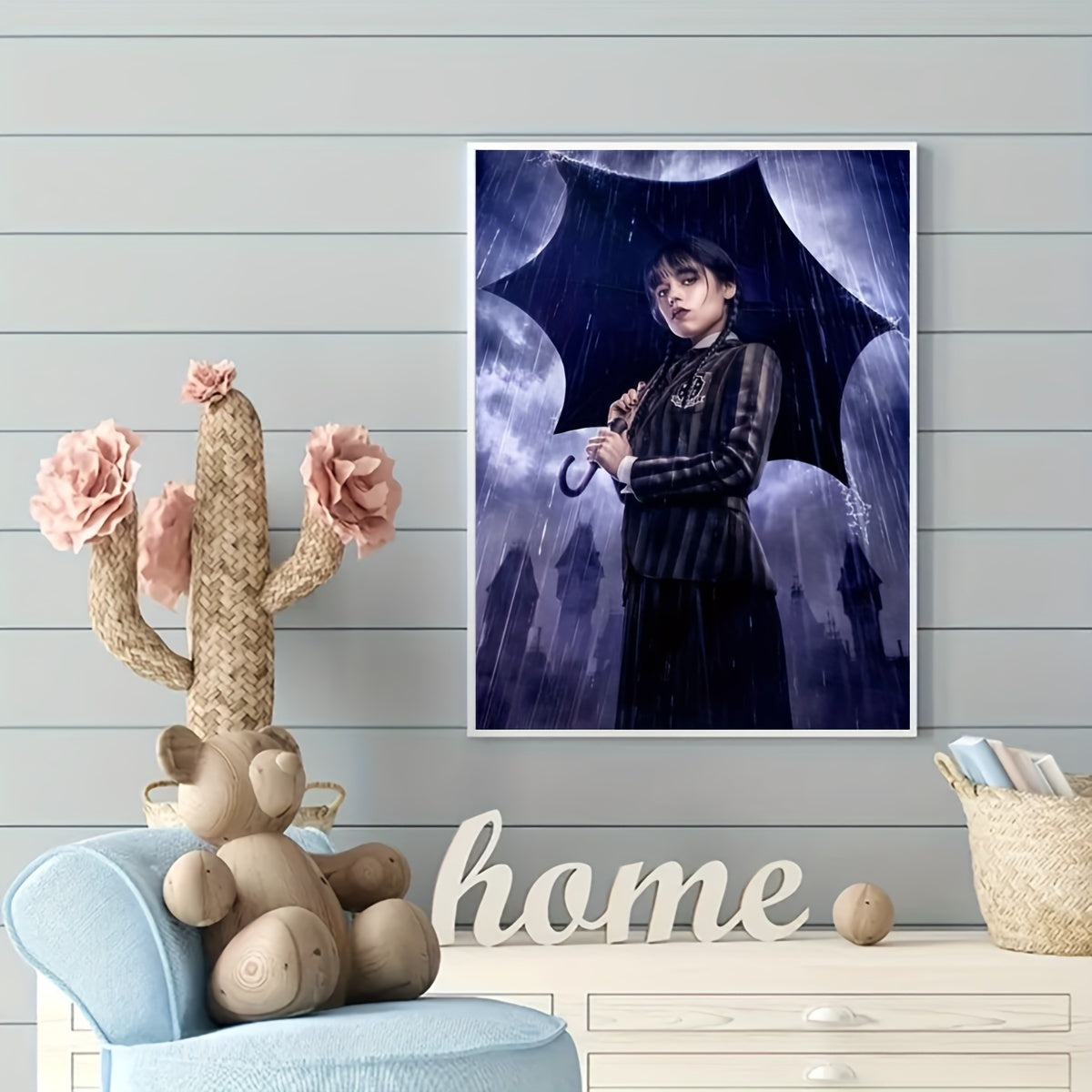 Girl 5D Diamond Painting Full Round Cross Stitch Kit