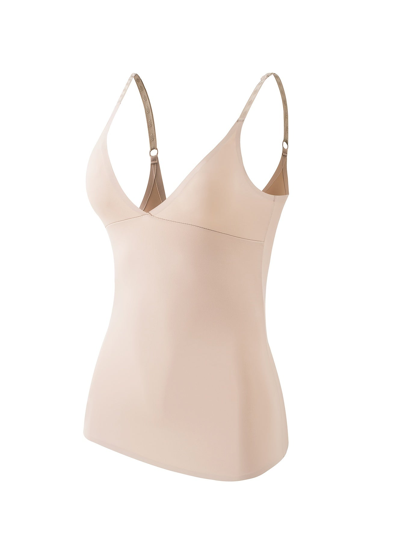 Women's Slim Fit Cotton Shaper Cami Adjustable Strap Top