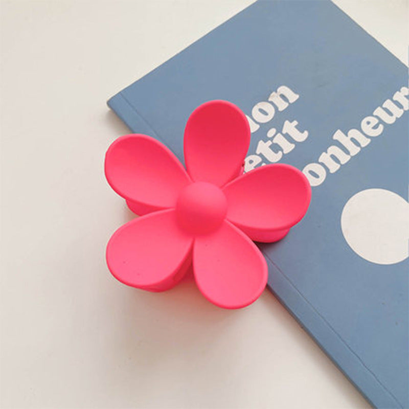 Sweet Matte Hair Claw Clip Flower Hairpin Hair Accessories