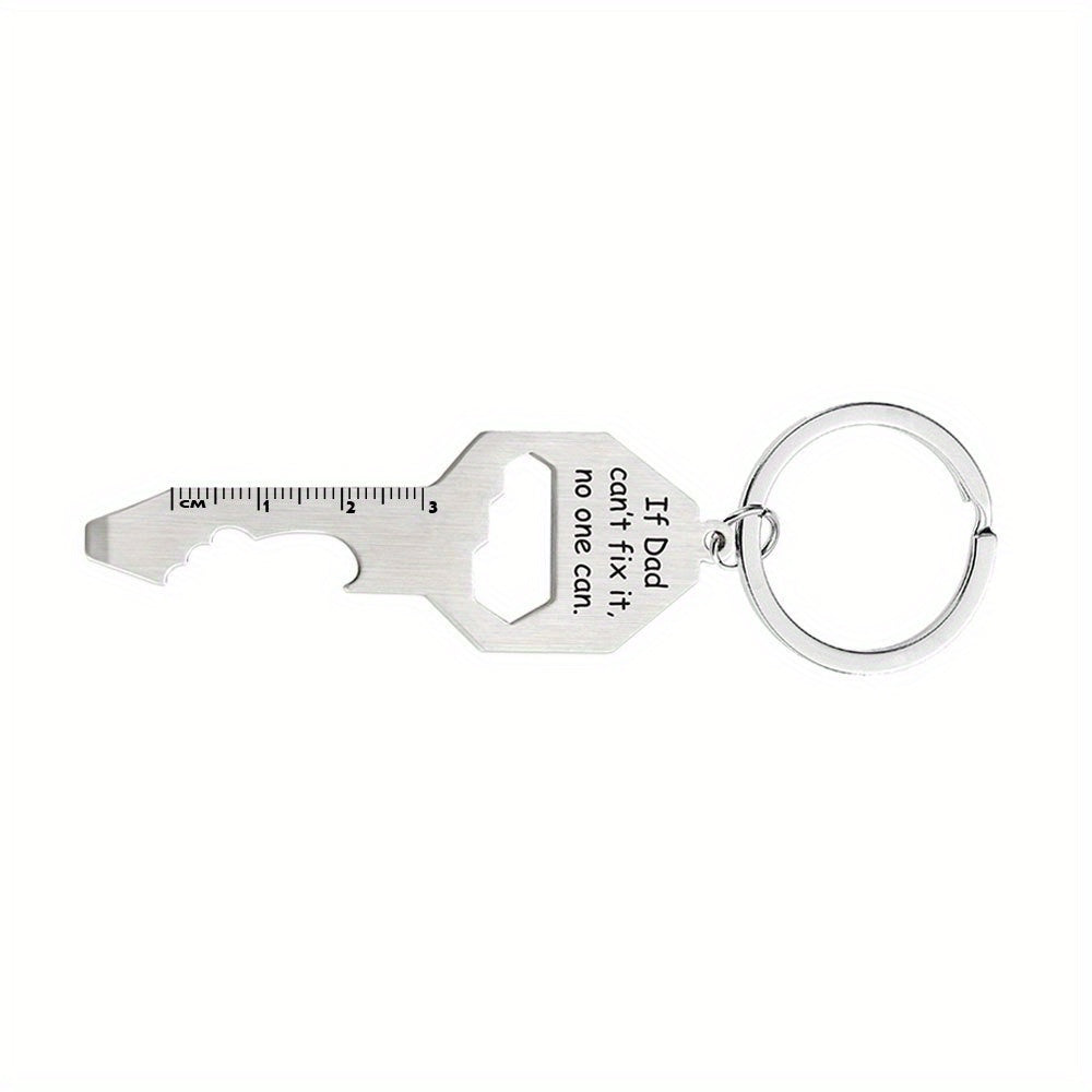 Multi-Function Hex Keychain Bottle Opener Screwdriver
