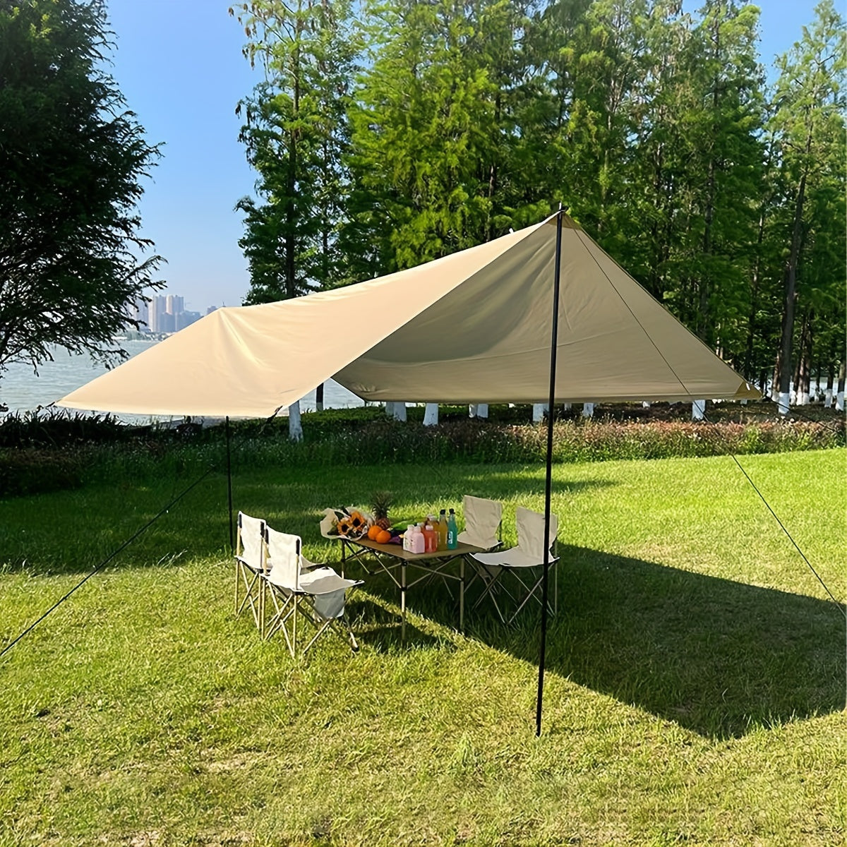 Adjustable Tent Poles Outdoor Canopy Support Rods