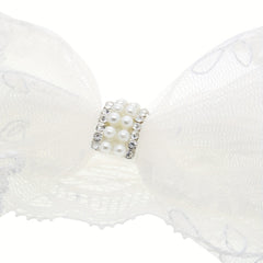 Lace Bow Headband for Newborn Girls - Cute Hair Accessory