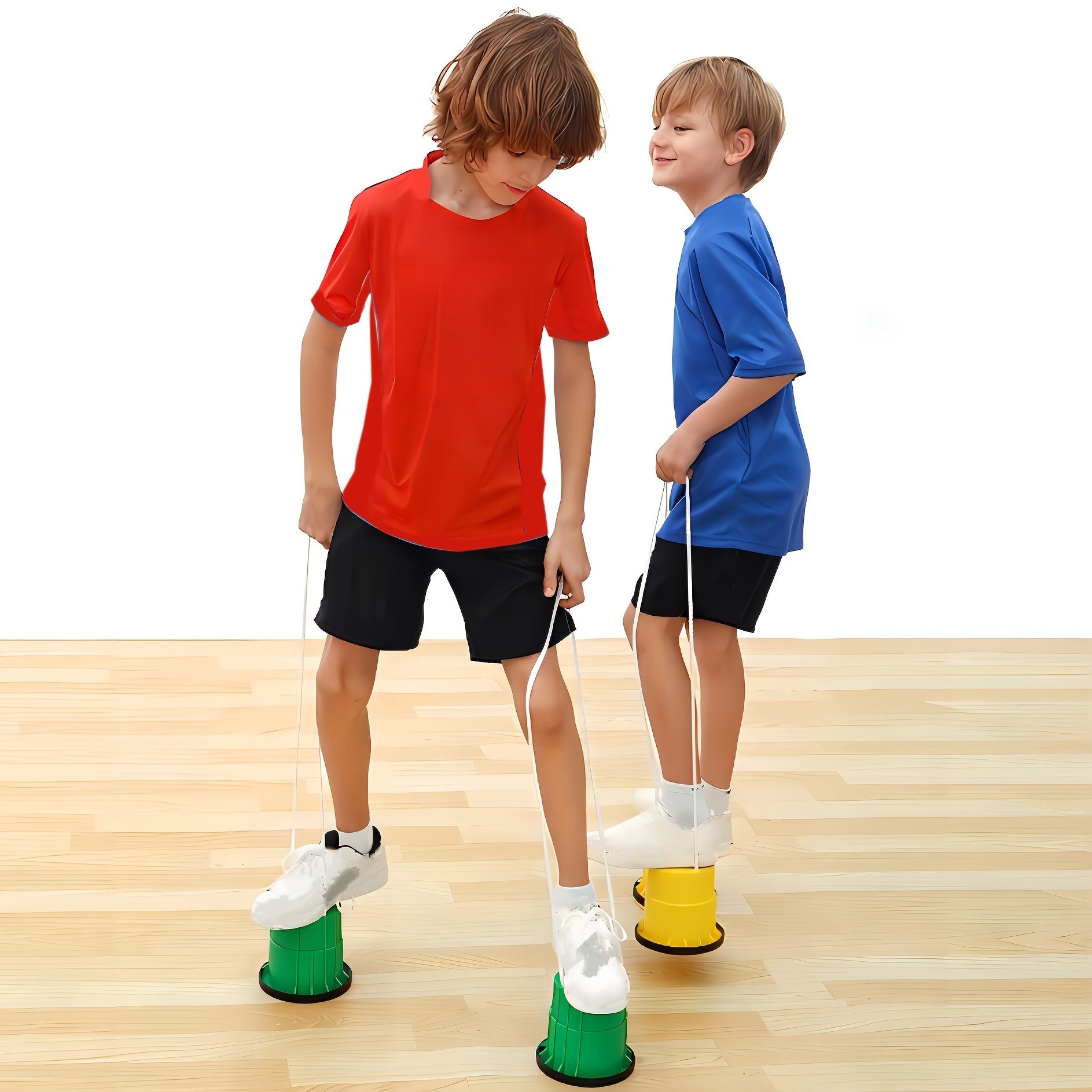 Anti slip Stilt Children Adult Outdoor Fitness Training Balance Column