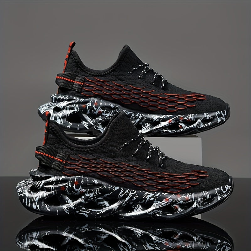 Men's Knitted Lightweight Running Shoes Spring Summer