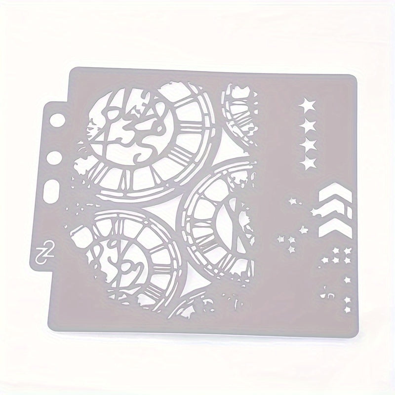 Lace Ruler Gear Pattern Painting Template DIY Hand-painted Graffiti