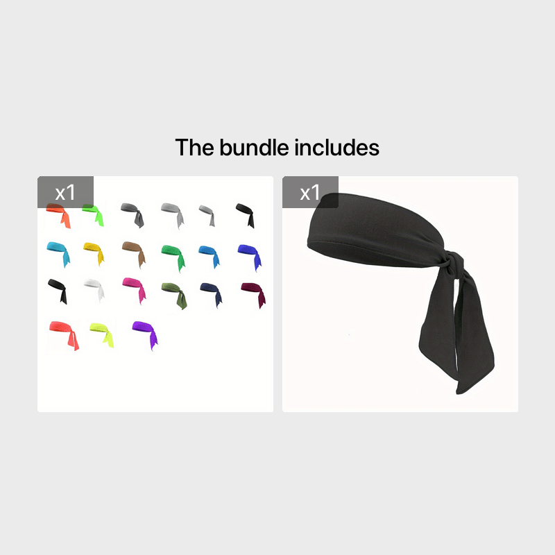 21pcs Mixed Sports Headband Tennis Pirate Headband Fitness Headscarf