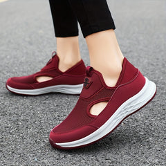 Women's Mesh Slip-on Walking Shoes Lightweight Outdoor Casual Sneakers