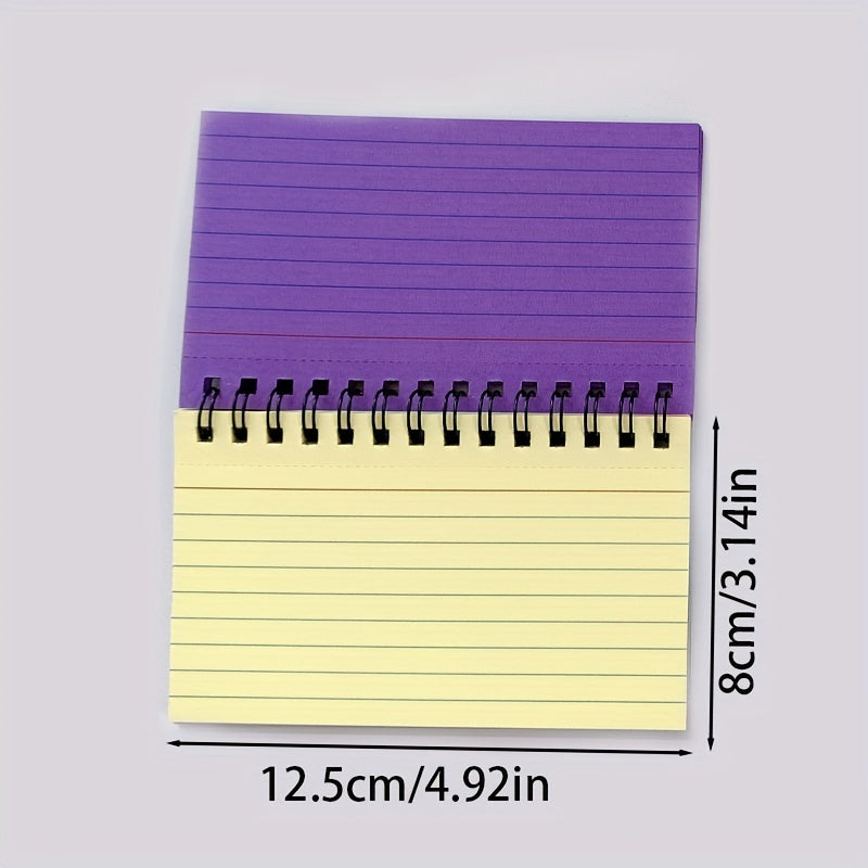 5-Line Tearable Coil Book Index Card Small Memo Pad Notebook
