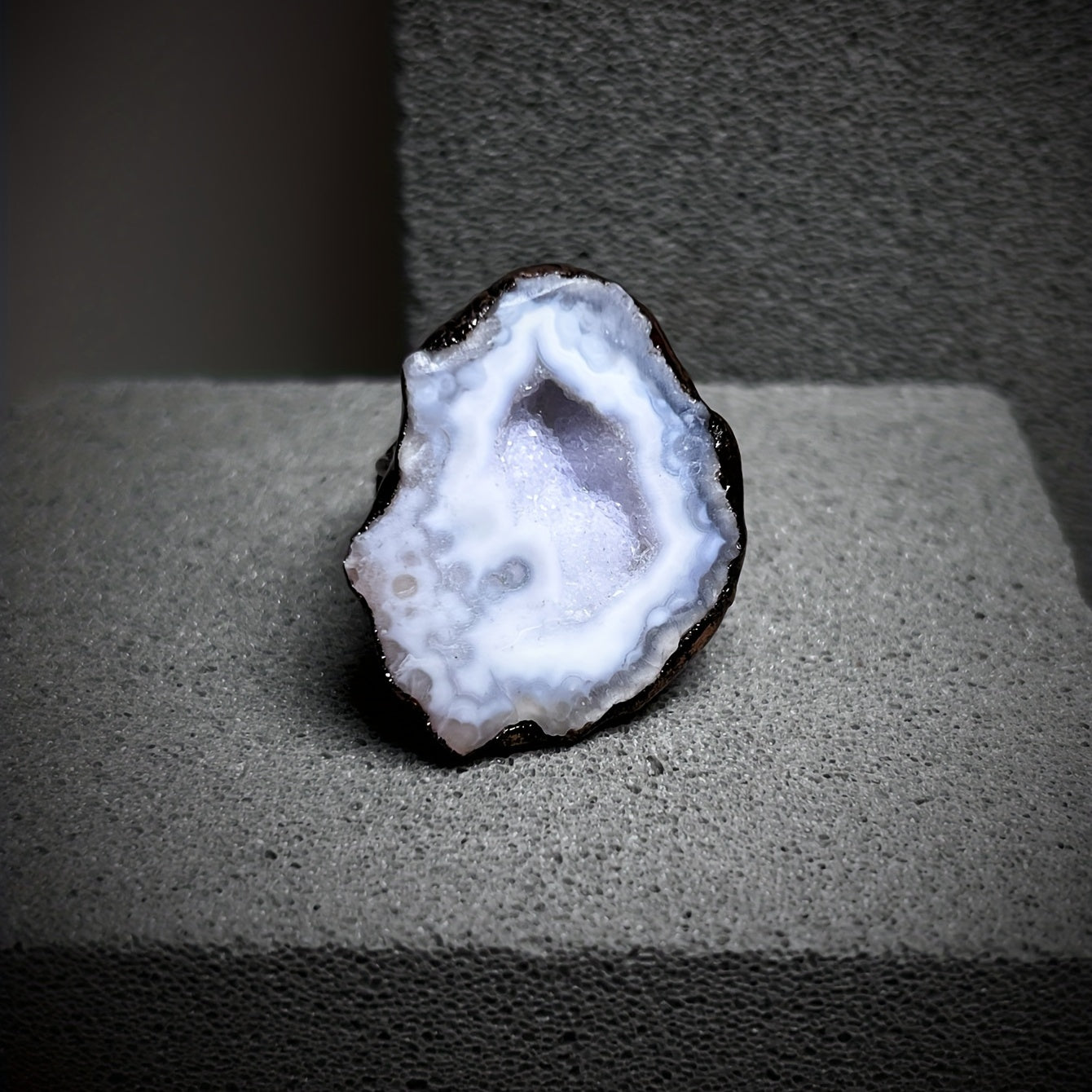 Adjustable Natural Gemstone Ring Blind Box Uncertain Shape