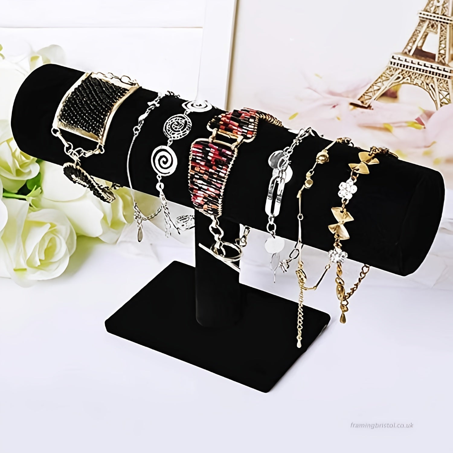 Single T Bar Bracelet Holder Jewelry Organizer Display Stand