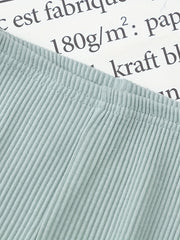 Baby Ribbed Knit Cotton Leggings, Fall Winter Pants