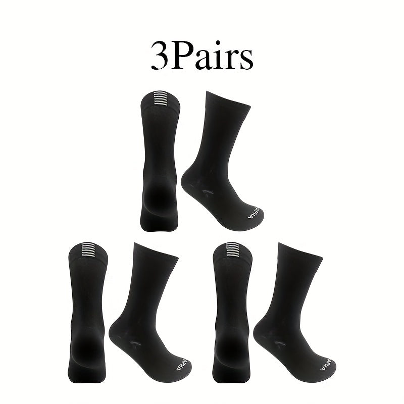 3 pairs Sport Socks Racing Cycling Socks For Men And Women