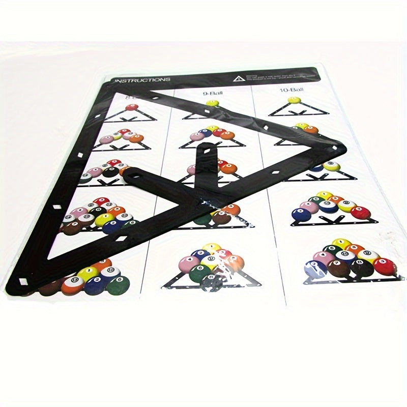 9 & 10 Balls Pool Rack - Durable Pool Table Rack