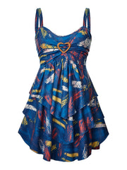  Floral Print Cami Dress