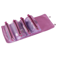Portable Large Makeup Bag 4 In 1 Removable With Zipper