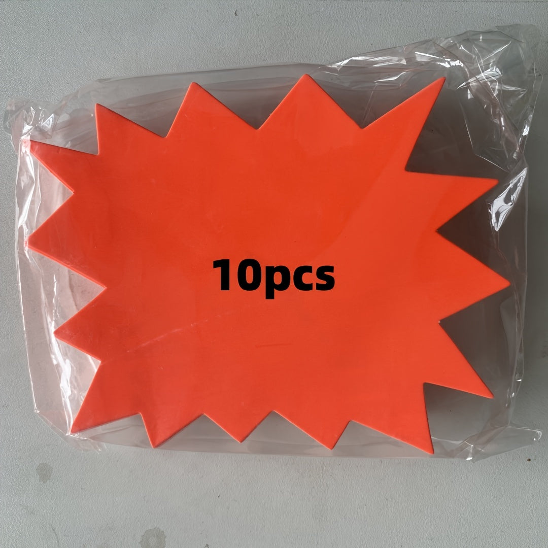 Fluorescent Sign Labels for Supermarkets and Shops