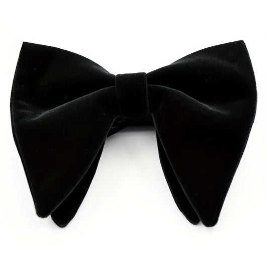 Velvet Butterfly Bow Tie for Wedding Groomsmen