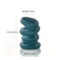 Nordic Style Spiral Vase Creative Flower Arrangement Container