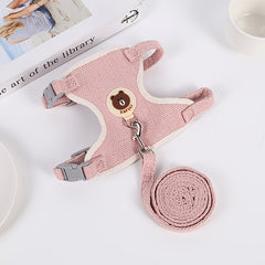Soft Rabbit Harness and Leash Set for Small Animals