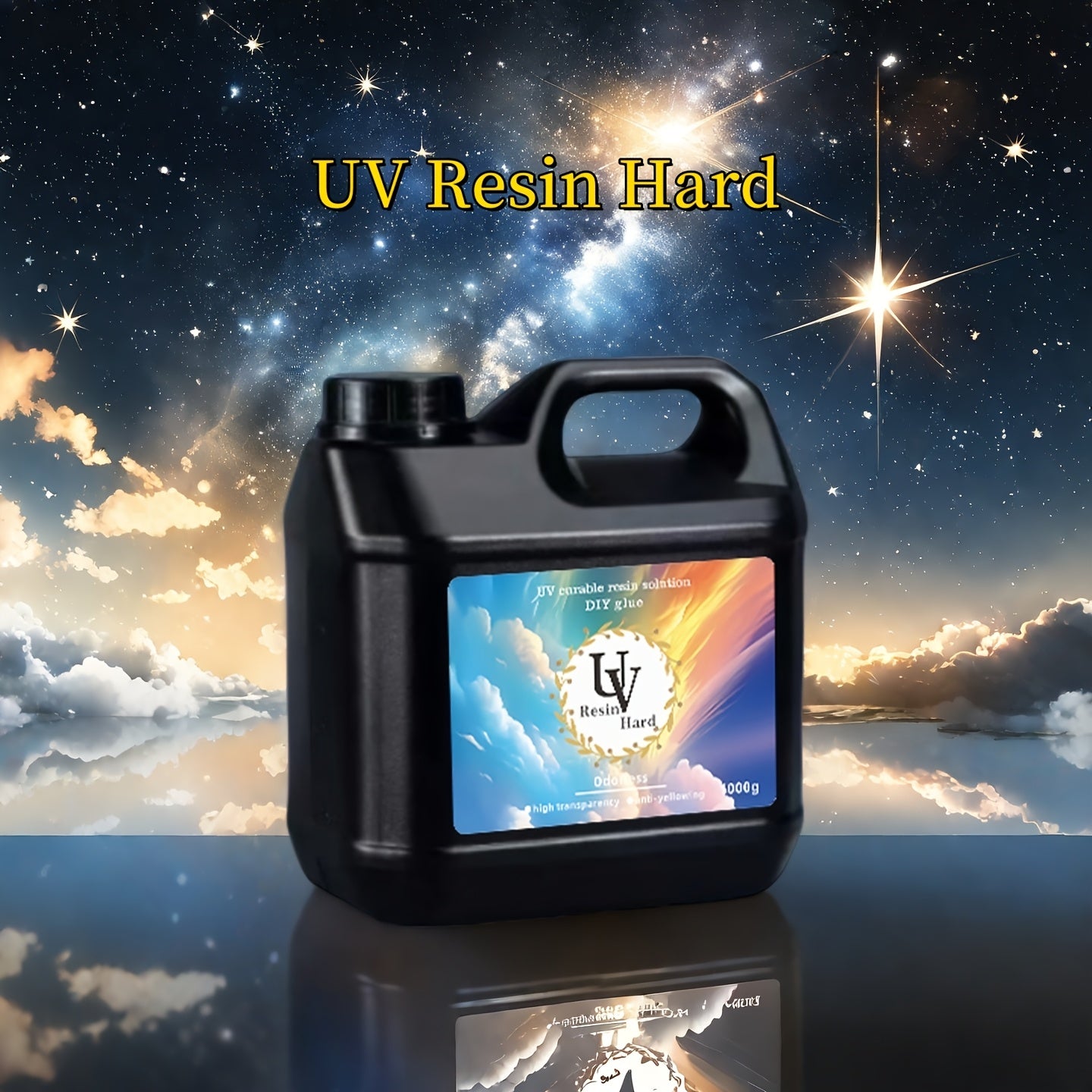 1000g Large Capacity Crystal Clear UV Epoxy Resin Adhesive Glue