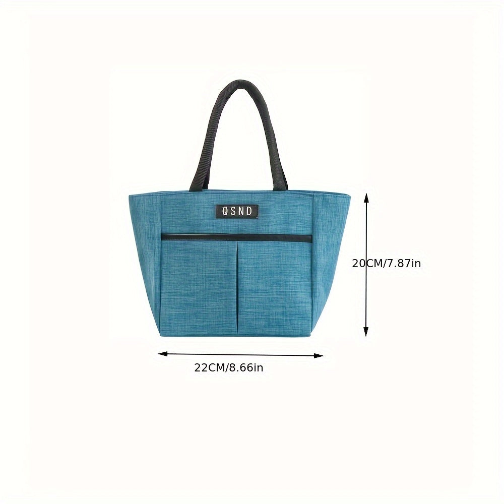 Double Layer Insulation Bag Portable Lunch Box Bag Outdoor Picnic Bag