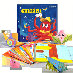 108 Sheets Origami Puzzle Game DIY Paper Crafts Set