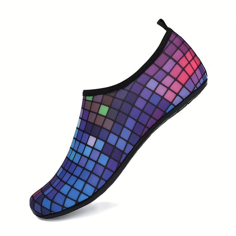 Women's Starry Sky Water Shoes Lightweight Slip On Beach Wading Shoes