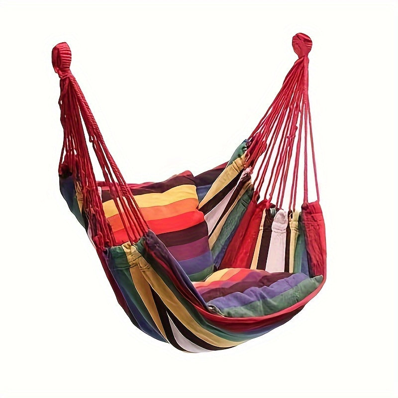 Outdoor Hammock Swing Chair with 2 Pillows