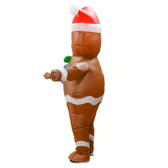 Gingerbread Man Inflatable Costume - Adult Size