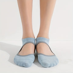 Backless Yoga Socks Non-slip Fitness Dance Socks