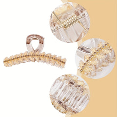Rhinestone Hair Claw Large Shark Claw Ponytail Holder
