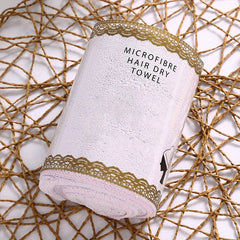 Large Microfiber Hair Towel for Women Quick Drying Bathroom Supplies