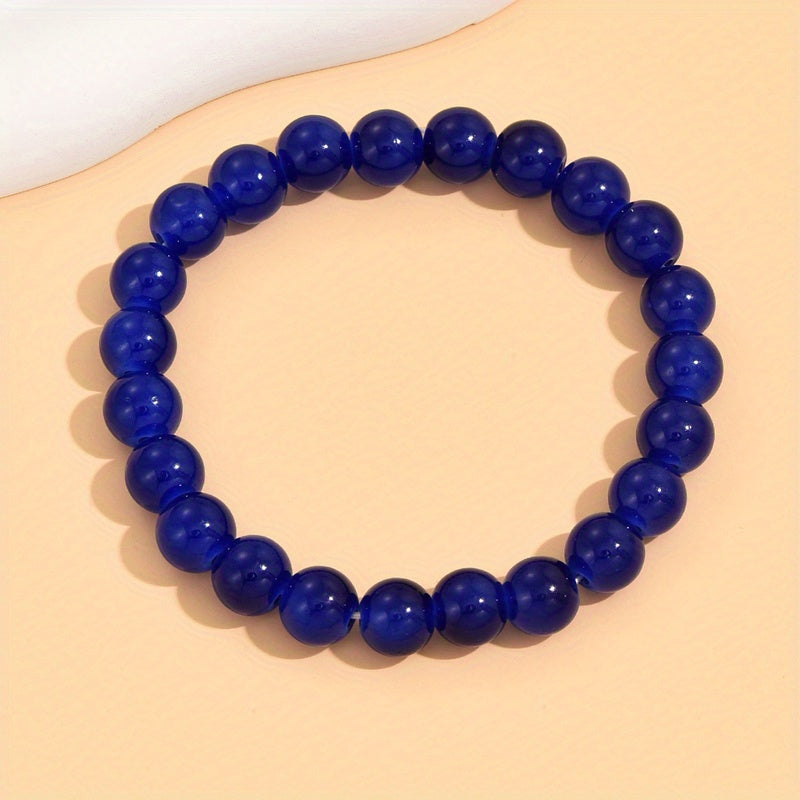 Agate Bead Bracelet for Positive Energy and Balance
