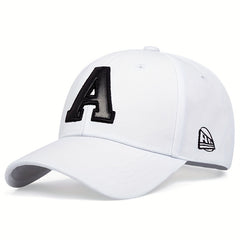 A Patch Baseball Cap Unisex Solid Sports Dad Hats Casual Couple Sun Hats