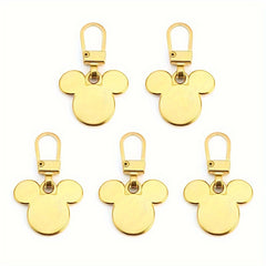 5pcs Small Hole Zipper Pull Tabs Replacement