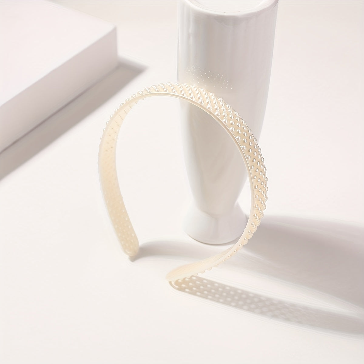 Faux Pearl Decor Headband Sweet Headdress Hair Accessories