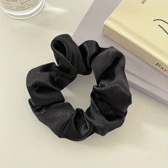 4pcs Solid Scrunchies Hair Tie Soft Hair Rope Elastic Ponytail Holder