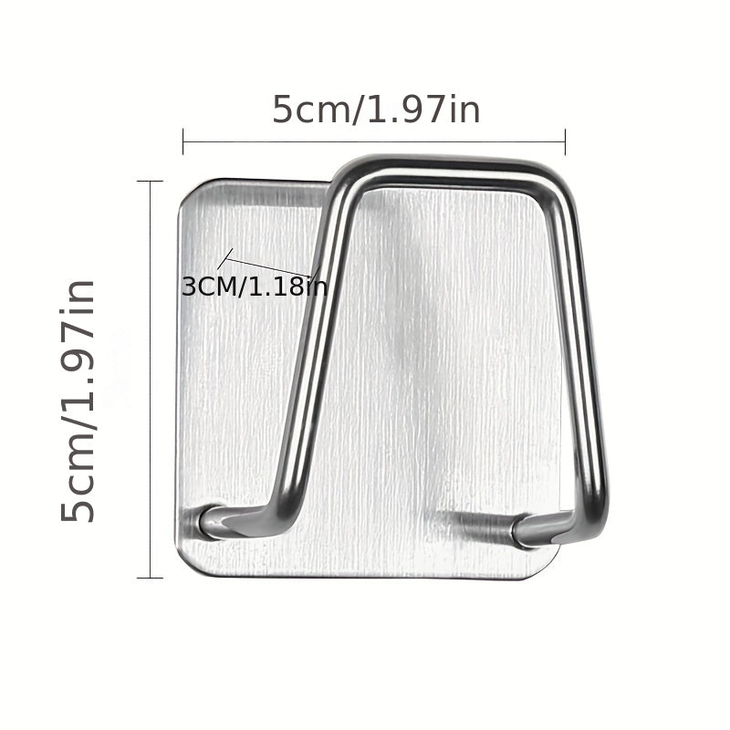 2pcs Sponge Holder Stainless Steel Drain Rack Kitchen Accessories