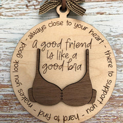 Funny Bra Friends Love Decoration Hanging Christmas Tree Ornament