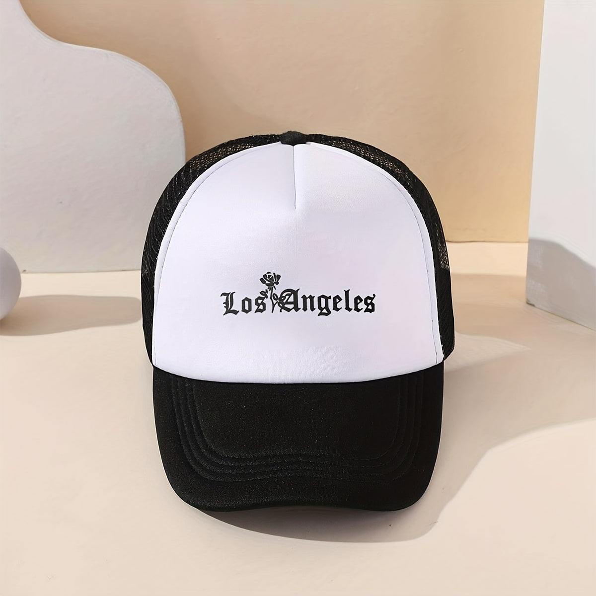 LOS ANGELES Trucker Hats Block Baseball Mesh Dad Hats